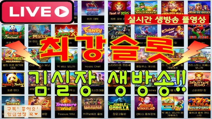 한국 딜러와 함께하는 슬롯사이트 TOP 13